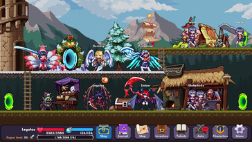 Afgebeeld: Een gameplay screenshot van Evitania Online.