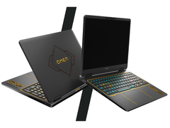 De HP Omen 16 LoL edition gaming laptop (afbeelding) kan worden geconfigureerd met een 16-inch WQXGA (2560×1600) 240Hz paneel, of een 2K (1920×1200) 165Hz versie. (Afbeeldingsbron: HP)