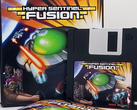 De Hyper Sentinel Fusion slide-out box met een afgebeeld USB-station in de vorm van een diskette