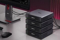 Er kunnen maximaal vier Lenovo ThinkCentre X Ultra mini-pc’s worden gebundeld tot een krachtige AI-server.