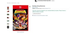 Nintendo is terug op Amazon met spellen en accessoires, waaronder Switch 2 exclusives. Afgebeeld - een van de spellijsten. (Afbeelding Bron: Screenshot - Amazon)