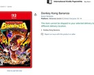 Nintendo is terug op Amazon met spellen en accessoires, waaronder Switch 2 exclusives. Afgebeeld - een van de spellijsten. (Afbeelding Bron: Screenshot - Amazon)