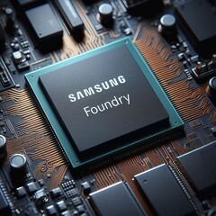 De opbrengst van Samsung&#039;s 3 nm-proces moet nog verbeteren (afbeelding gegenereerd door DAL- E 3.0)