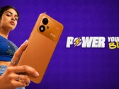 Een promotieafbeelding van de Xiaomi Poco M8 Power met daarop een jonge vrouw