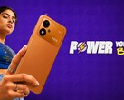 Een promotieafbeelding van de Xiaomi Poco M8 Power met daarop een jonge vrouw