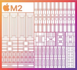 Schematisch overzicht van de M2 (foto: Apple)