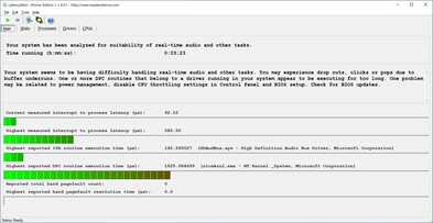 Maximale latency na 10 seconden Prime95