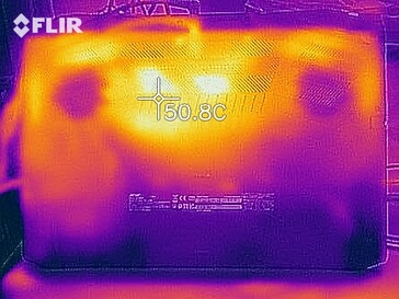 Warmteontwikkeling onderzijde (belasting)