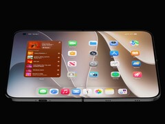 Onofficiële afbeelding van de iPhone Ultra.