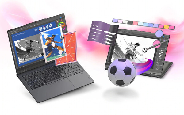 De Yoga 7i 2-in-1 Gen 11 Aura Edition 14-inch variant. (Afbeeldingsbron: Lenovo)