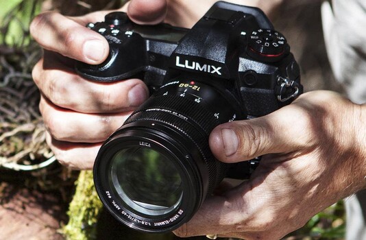 De Lumix M43-camera's van Panasonic zijn favoriet bij hybride fotografen onderweg. (Beeldbron: Panasonic)
