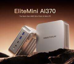 De EliteMini AI370 zal enkele honderden dollars duurder zijn dan de vorige EliteMini mini-pc's. (Afbeeldingsbron: MINISFORUM)