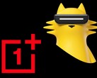 OnePlus-logo en Realme's Realmeow-mascotte (bewerkt)