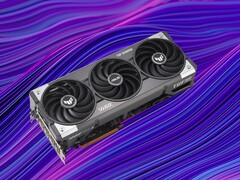 De RX 9060 XT/RX 9070 GRE zou alleen verkrijgbaar kunnen zijn bij AIB's, zoals de hier afgebeelde Asus TUF RX 9070. (Afbeelding bron: Asus, Unsplash, bewerkt)