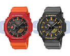 De Casio G-Shock GA-B2100DF-4AJR (links) en GA-B2100DF-1AJR (rechts), afgebeeld. (Afbeeldingsbron: Casio - bewerkt)