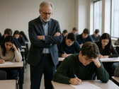 De gemiddelde scores voor het eindexamen economie aan de Brown University zijn drastisch gedaald ten opzichte van de tussentijdse examens die thuis mochten worden afgelegd.