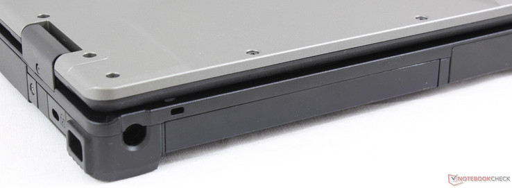 Linkerkant: verwisselbare 2.5-inch SATA III slot