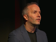 Een screengrab van Marc Alexis Cote (bron: BAFTA YT)