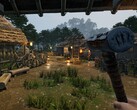 Een afbeelding van een dorp in Sengoku Dynasty, nu met 52% korting op Steam.