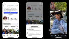 Het door Instagram met AI gegenereerde label wordt door het bedrijf gedemonstreerd