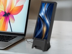 De nieuwe draagbare monitor van Japannext heeft een unieke beeldverhouding van 5:16. 