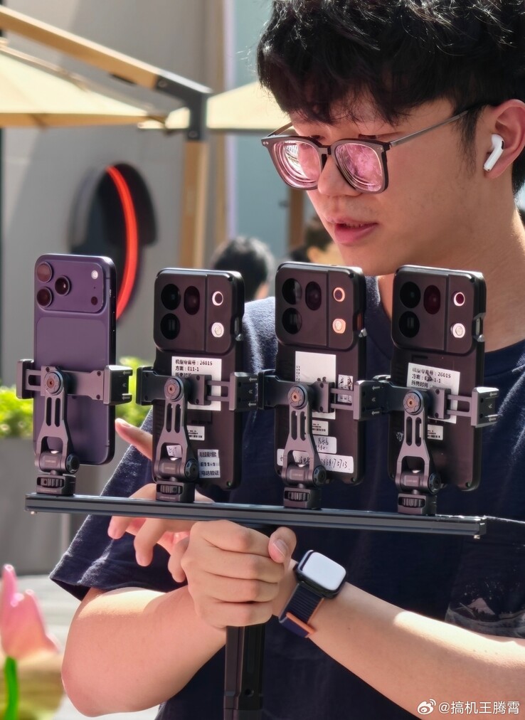 Vermeende spionagefoto’s van de Oppo Find X10-serie.