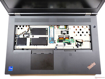 ThinkPad P17 G2: Toetsenbord verwijderd
