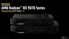 AMD Radeon RX 9070 XT en RX 9070 RDNA 4 GPU's krijgen een volledige prestatie onthulling. (Afbeelding Bron: AMD)