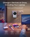 Een uitgelekte marketingafbeelding van de Anker Nano Travel Adapter (4-in-1, 100 W, Smart Display)