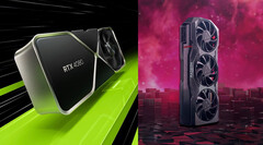 AMD belooft met de Radeon RX 7900-serie een betere prijs-prestatieverhouding te leveren dan NVIDIA. (Beeldbron: AMD &amp;amp; NVIDIA - bewerkt)