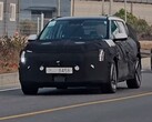 De Kia EV3 is gespot terwijl hij op de weg aan het testen was. (Afbeelding bron: Autospy)