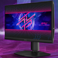 De MPG 242R X60N, afgebeeld, kost in de VS mogelijk veel meer dan de vergelijkbare Nitro XV240 F6. (Afbeeldingsbron: MSI)