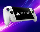 PS5-logo afgebeeld op ROG Xbox Ally gaming-handheld (bron: Xbox Wire, Sony PlayStation met bewerkingen)