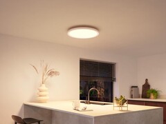 De Philips Hue Devote plafondlamp (foto) is aangekomen in Europa. (Afbeeldingsbron: Philips Hue)