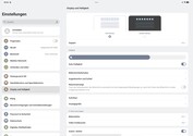 Instellingen pagina
