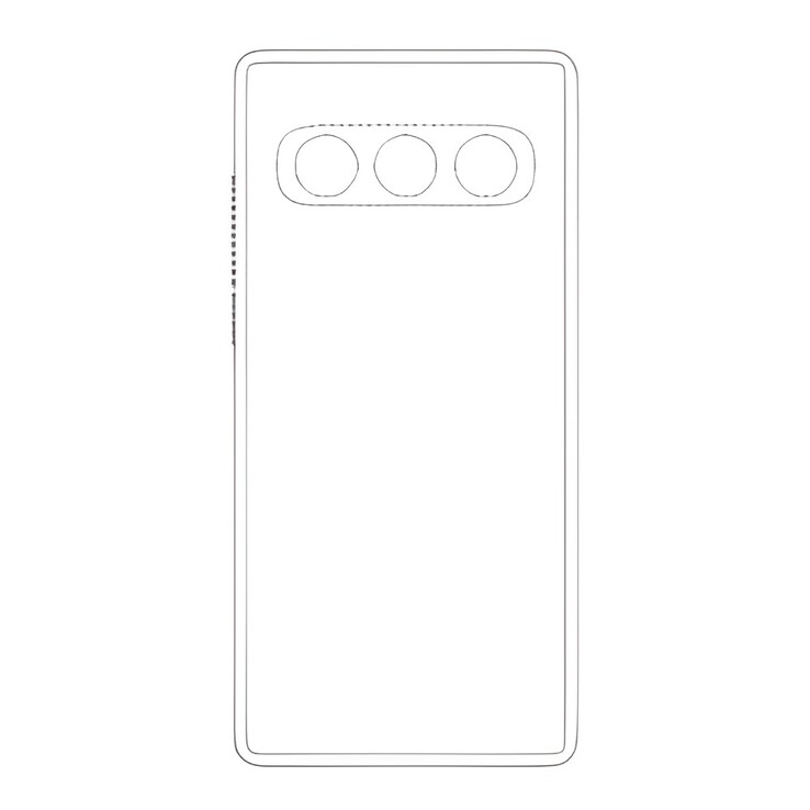 Het vermeende cameradesign van de Galaxy S27 Ultra uit de WIPO-database voor ontwerpen.