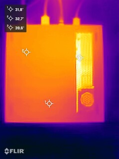 Minisforum MS-02 Ultra stresstest (onderkant)