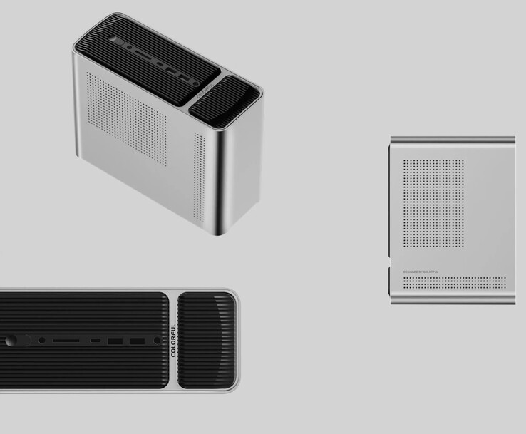Ontwerpelementen van de kleurrijke SMATR 900 mini PC (Beeldbron: PC Watch)