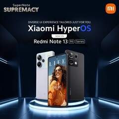 De Redmi Note 13-serie begon zijn leven met MIUI 14. (Afbeelding bron: Xiaomi)