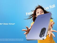 De Samsung Galaxy F17 5G in violette pop kleuren (Afbeelding bron: Samsung)