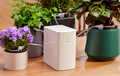 De GrowCube kan op intelligente wijze bepalen wanneer je je plant water moet geven en hoeveel water. (Afbeelding bron: Elecrow via Kickstarter)