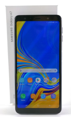Onder de loep: Samsung Galaxy A7 (2018). Testtoestel voorzien door notebooksbilliger.com