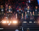 De opstelling van het MongolZ team (foto) tijdens de openingsceremonie van de lopende Blast Major in Austin. (Afbeeldingsbron: HLTV)