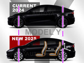 Model Y Juniper herontwerp render (afbeelding: AutoYa/YT)