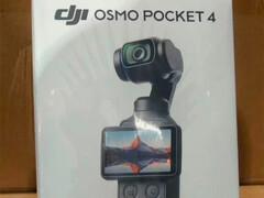 DJI Osmo Pocket 4 uitgelekte retailverpakking.
