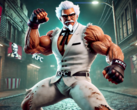 Het idee van Colonel Sanders als speelbare vechter werd de kop ingedrukt door KFC en de eigen bazen van de regisseur van de serie. (Afbeeldingsbron: Dall-E 3)