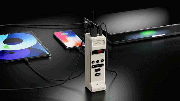 De Trozk Cellular Power Bank is krachtig genoeg om laptops, handhelds en tablets op te laden.
