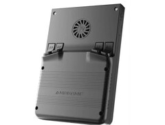 Een vermeende blik op de Anbernic RG477V vanaf de achterkant (Afbeelding bron: Maxzhou88)