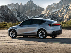 De nieuwe Model Y in de kleur Quicksilver (Afbeelding bron: Tesla)