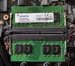 Aero 15 OLED XD - RAM (DDR4-3200) werkt in dual-channel modus